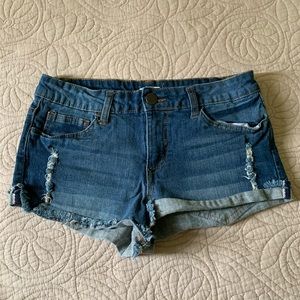 Denim shorts